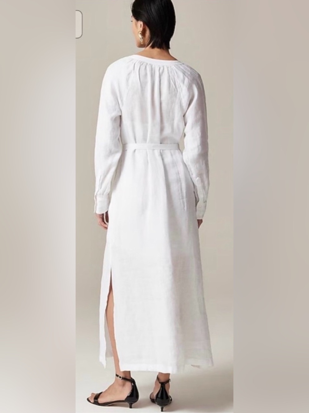 J.Crew Tall Cabana dress in linen - Picture 5 of 9
